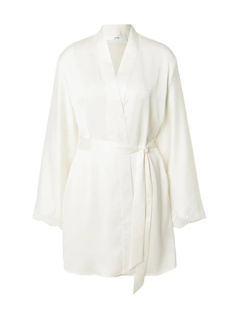 Vestaglia Helen bianco lana