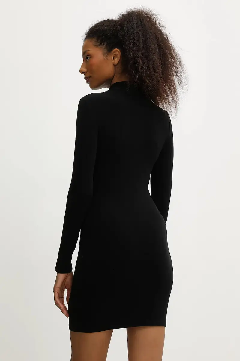 vestito ALBA colore nero V5BK04 KCBF1 miniatura 3