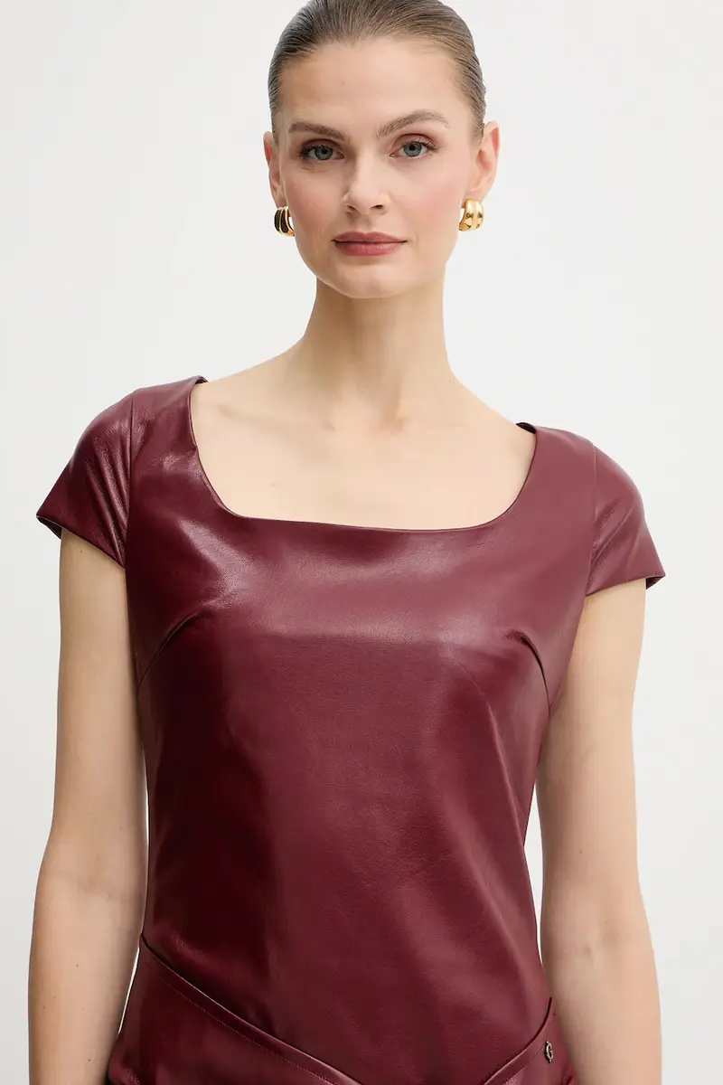 vestito ALIENOR colore granata W5BK55 WGIK0 miniatura 4