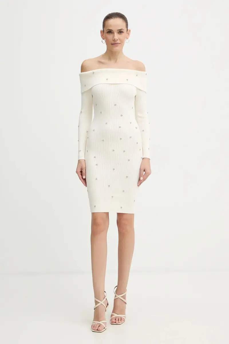 vestito ALISHA Beige miniatura 2