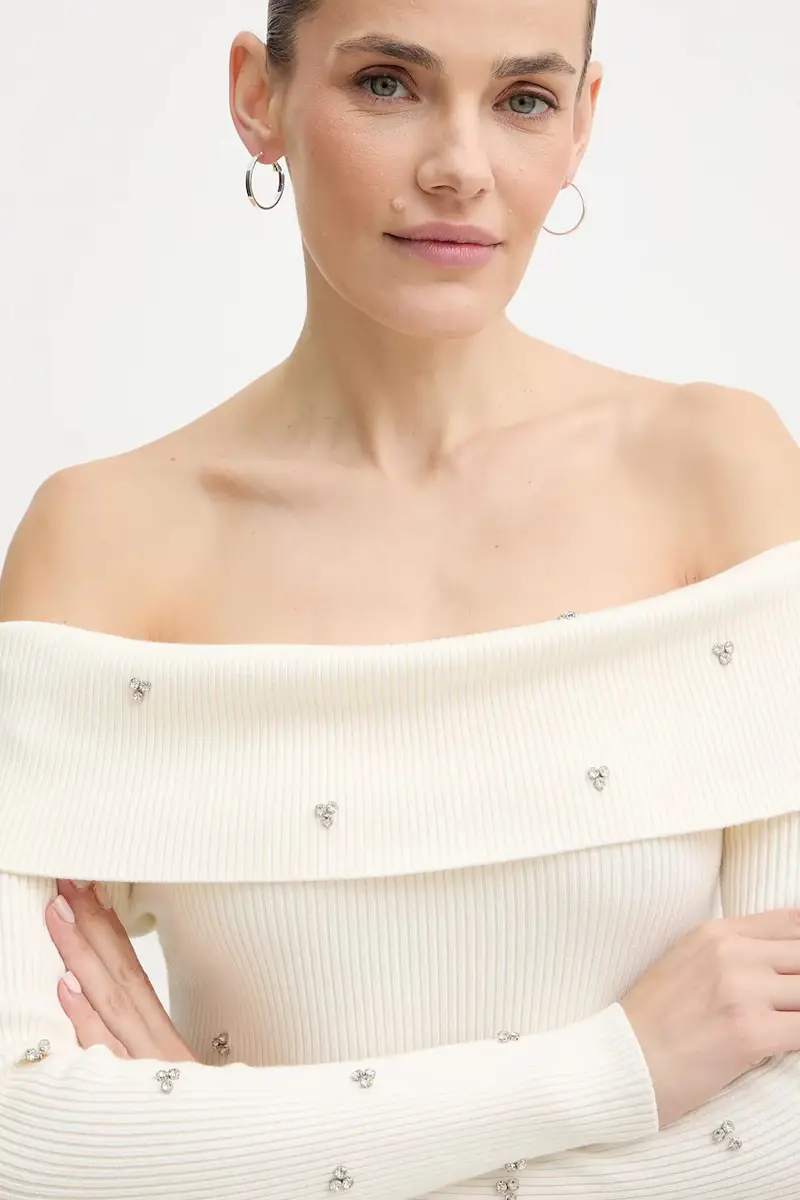 vestito ALISHA Beige miniatura 4