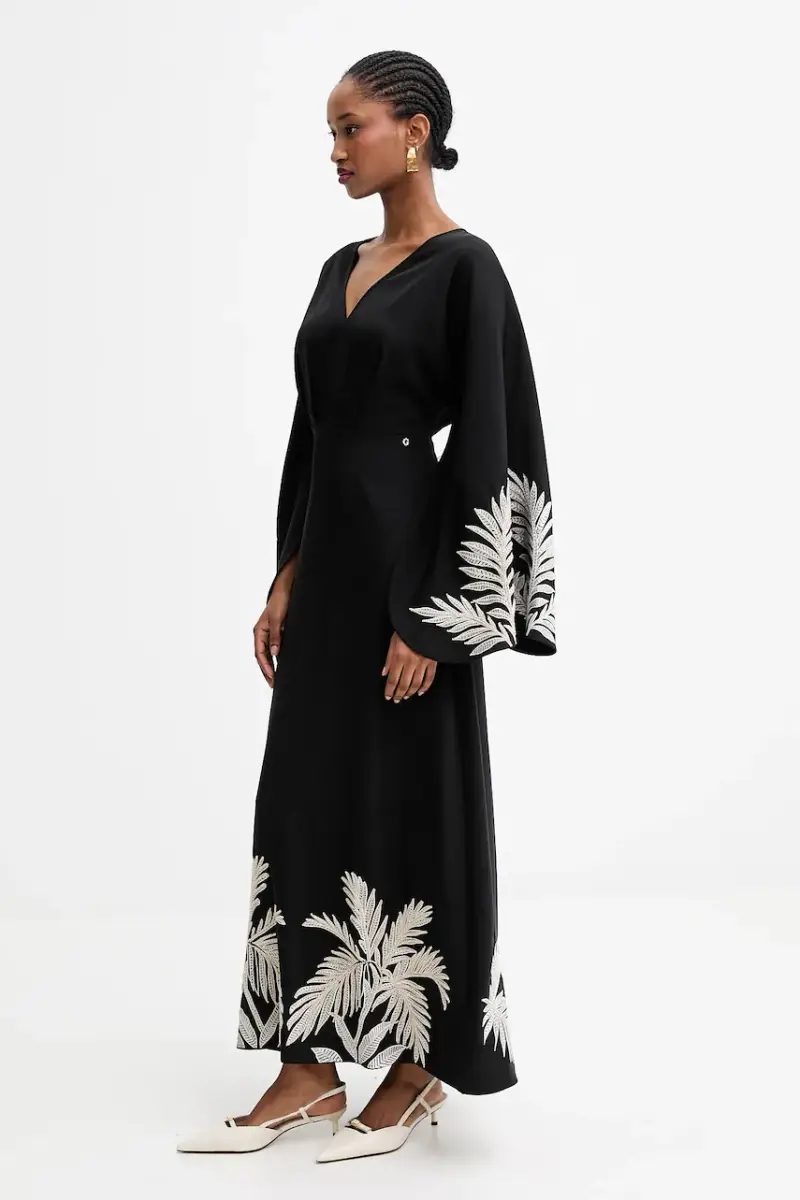 vestito ANGELE colore nero W5YK1A WHCU2 miniatura 2