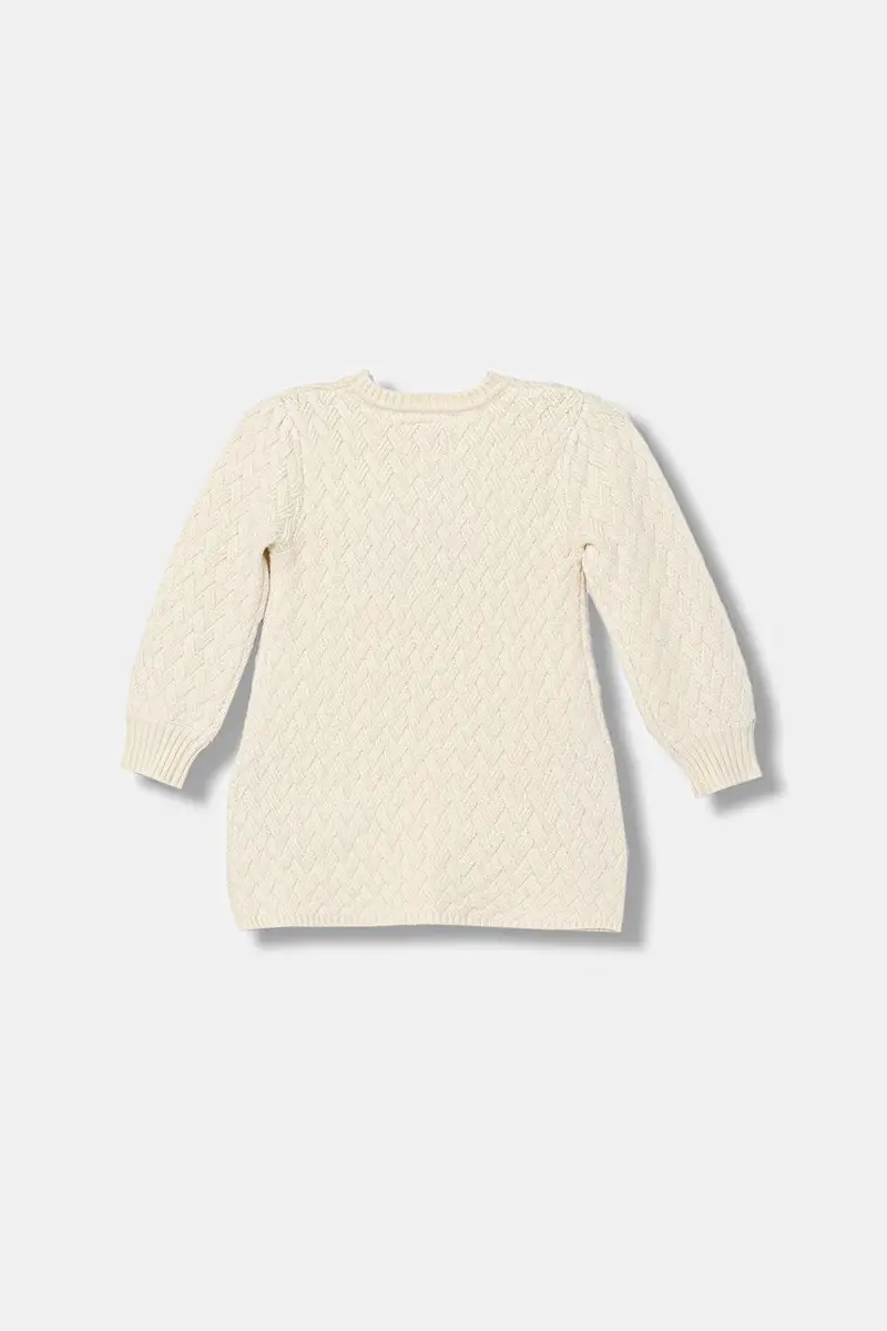 vestito bambina colore beige K5BK20 Z0850 miniatura 2