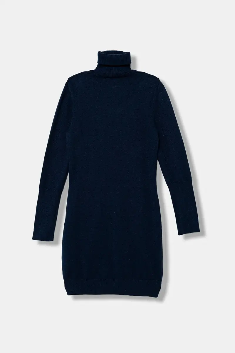 vestito bambina colore blu navy J5BK21 Z3GS0 miniatura 2