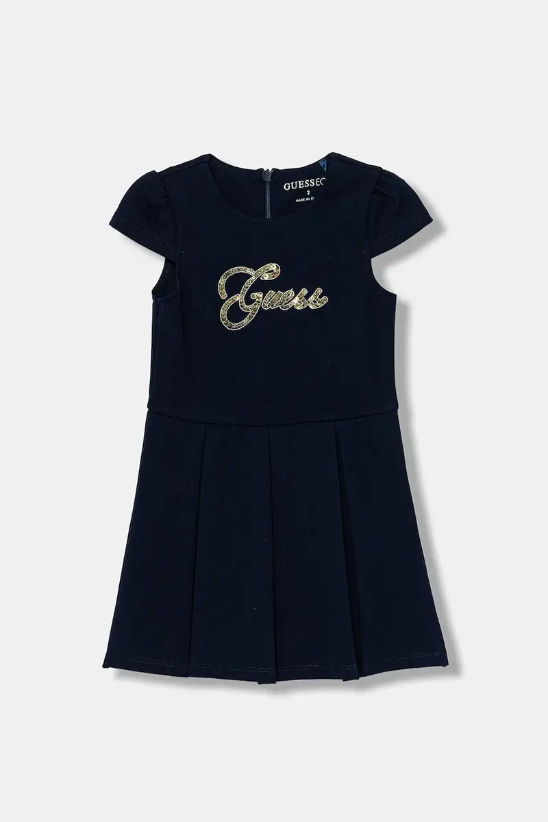 vestito bambina colore blu navy K5YK13 KAUH0