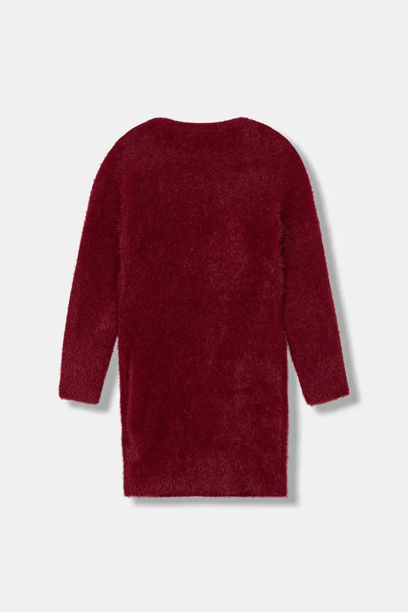 vestito bambina colore granata J5BK08 Z0720 miniatura 2