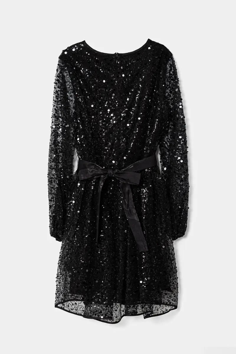 vestito bambina colore nero J5RK11 KCLM0 miniatura 3