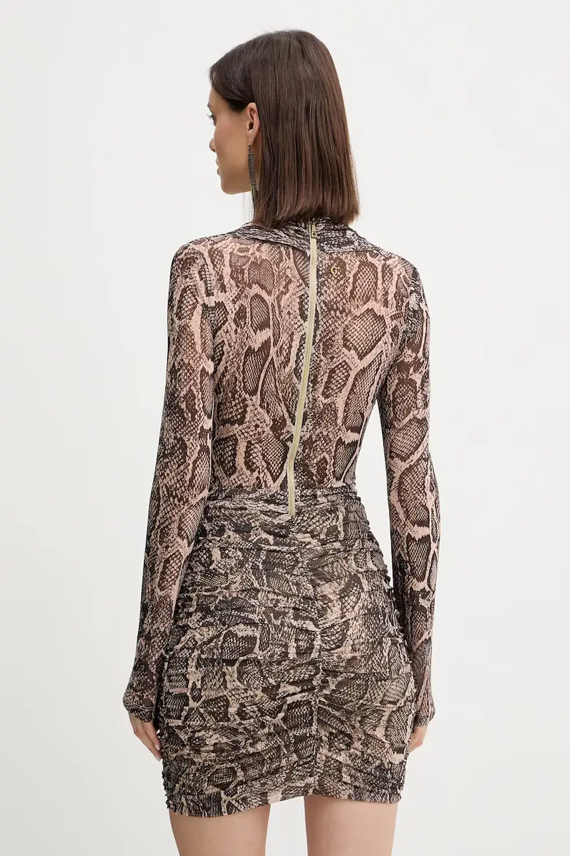 vestito BERNARDETTE colore marrone W5BK65 KCZC2 miniatura 3