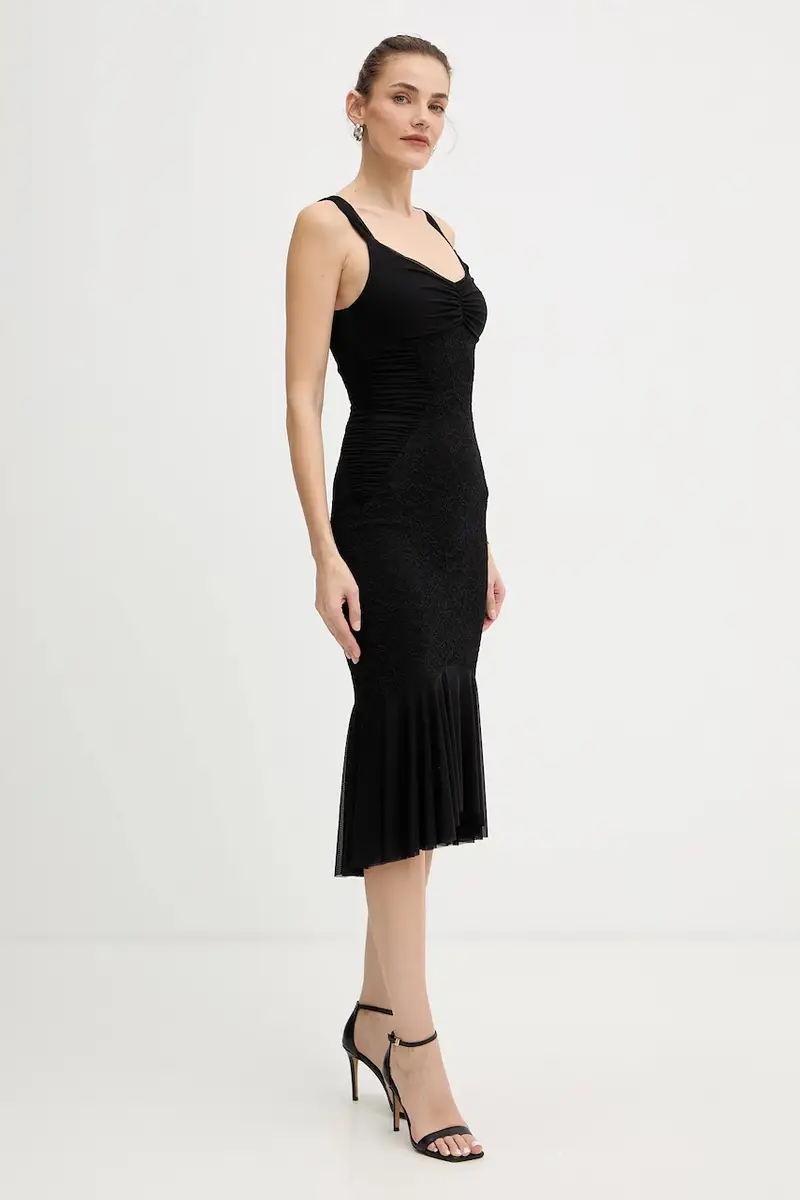 vestito CAITLYN colore nero W5BK17 KB7V2 miniatura 2