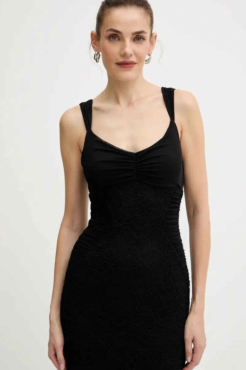 vestito CAITLYN colore nero W5BK17 KB7V2 miniatura 4