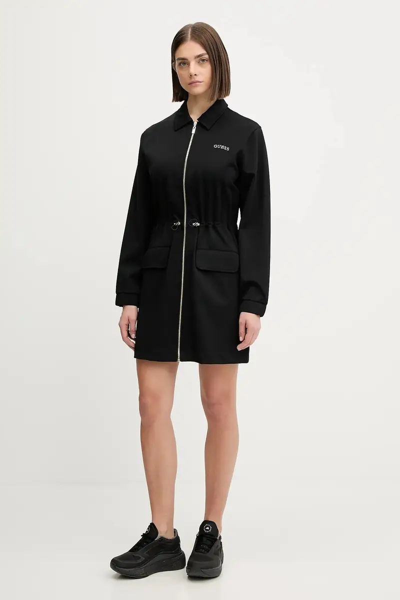 vestito CARLA colore nero V5YK04 KCX42 miniatura 2