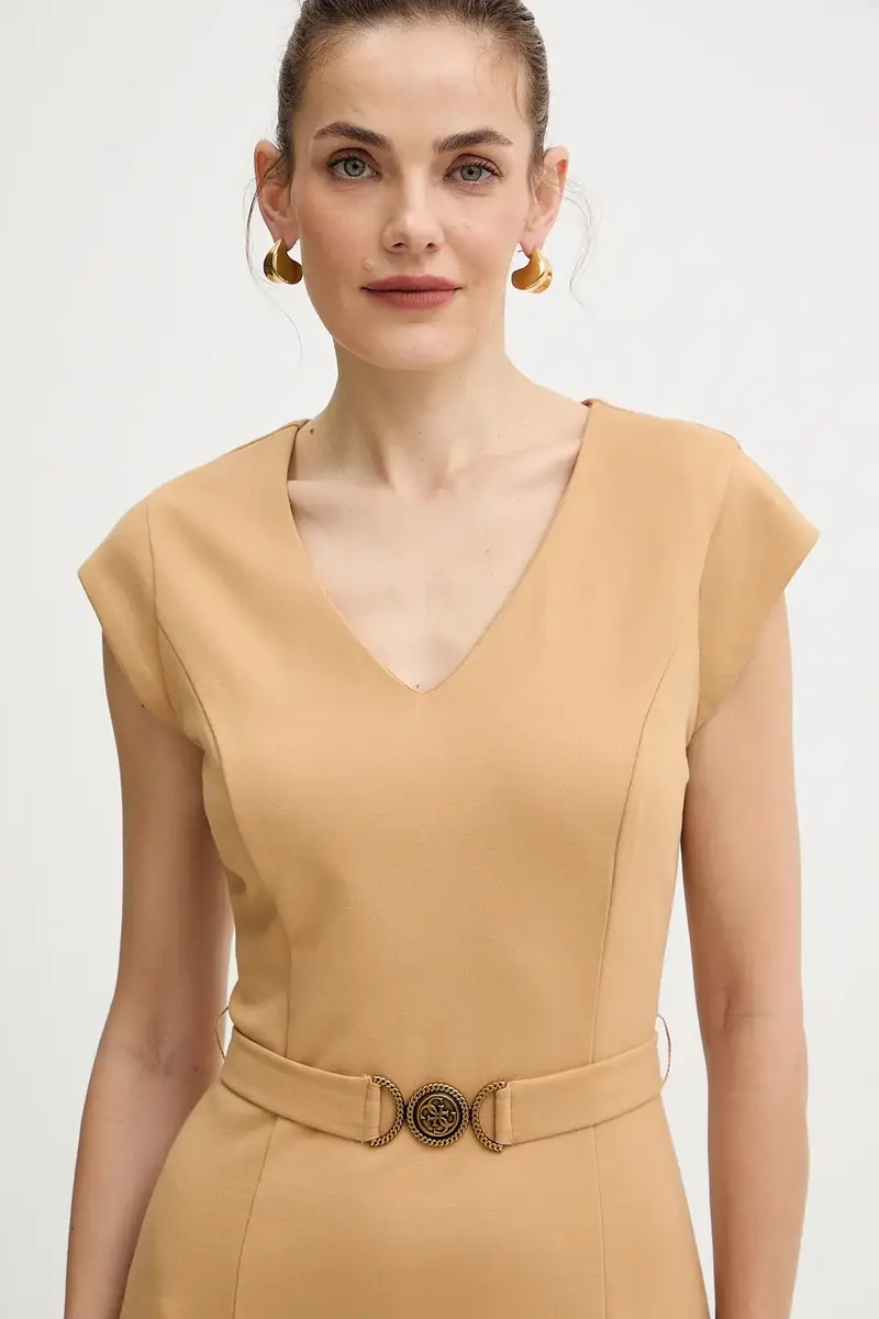 vestito CHRISSY colore beige W5BK21 KCMU2 miniatura 4