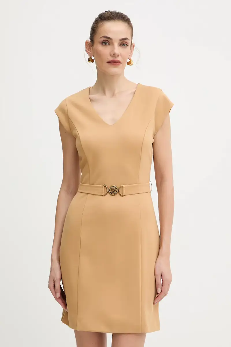 vestito CHRISSY colore beige W5BK21 KCMU2