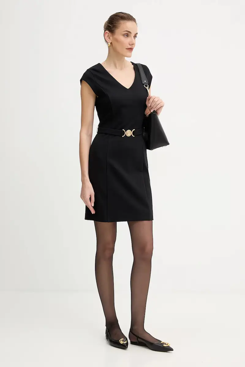 vestito CHRISSY colore nero W5BK21 KCMU2 miniatura 2