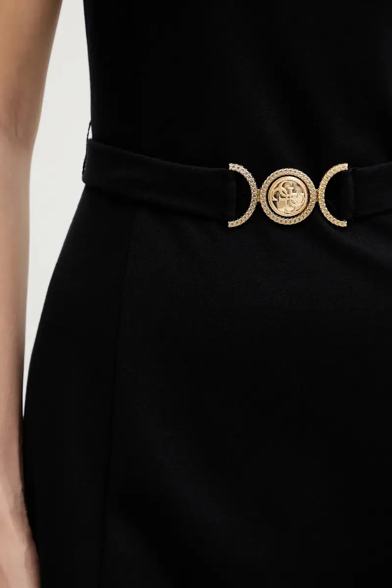 vestito CHRISSY colore nero W5BK21 KCMU2 miniatura 5