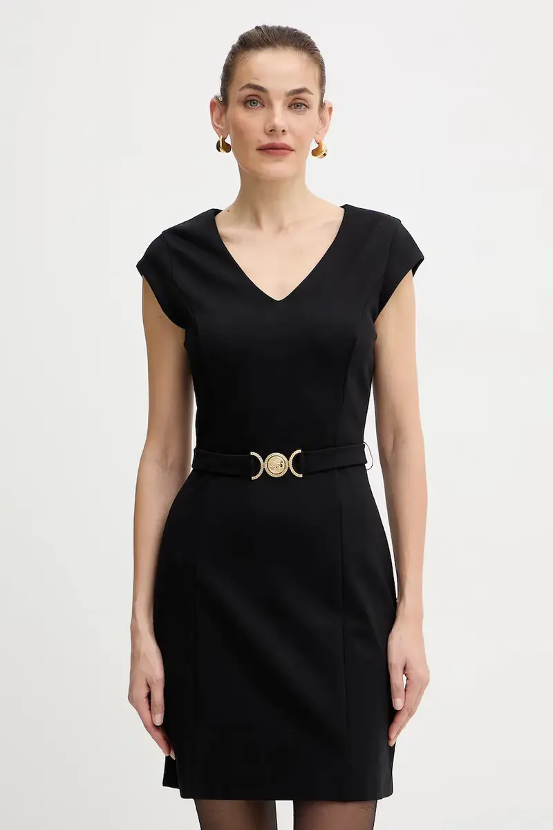 vestito CHRISSY colore nero W5BK21 KCMU2