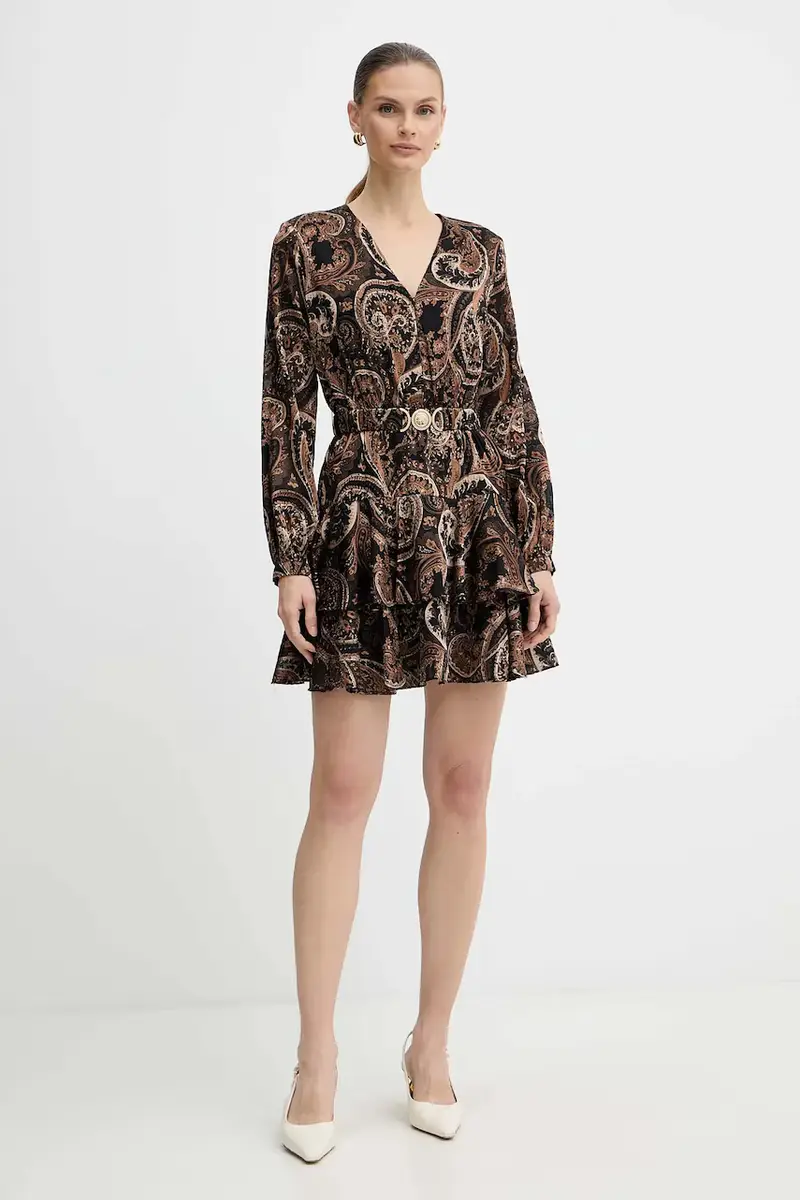 vestito CLARISSE colore marrone W5BK53 W2770 miniatura 2