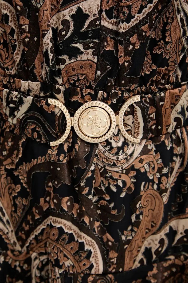 vestito CLARISSE colore marrone W5BK53 W2770 miniatura 5