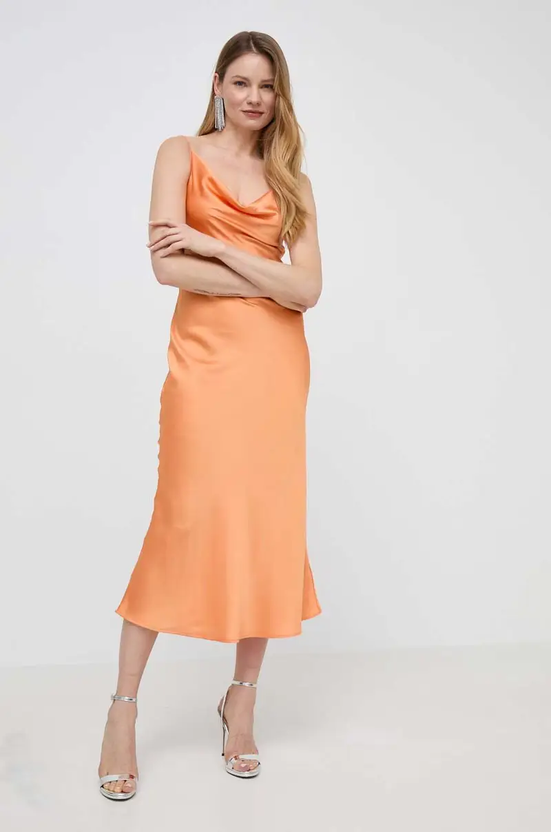 vestito colore arancione miniatura 3