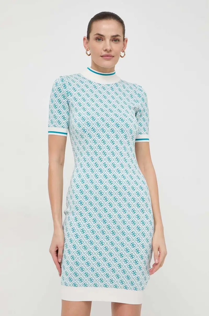 vestito colore beige Blu miniatura 2