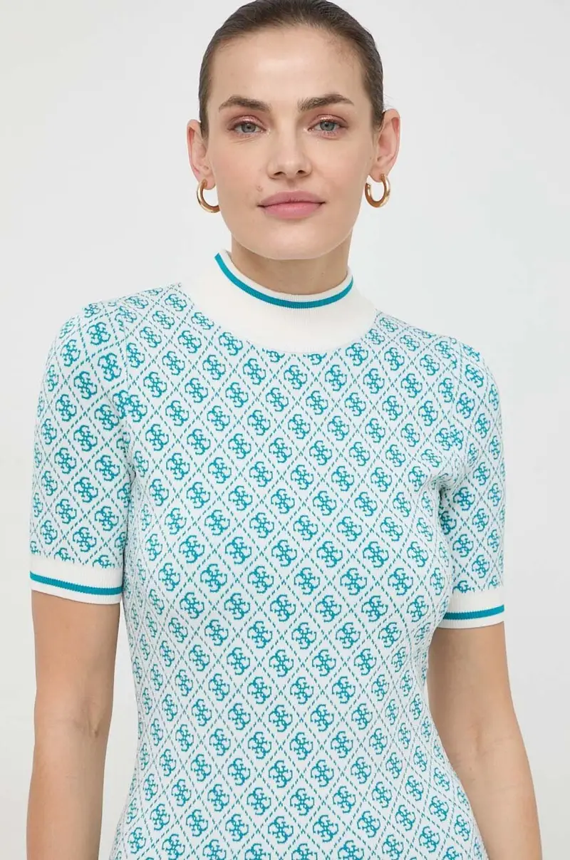 vestito colore beige Blu miniatura 4