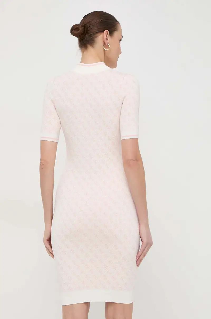 vestito colore beige Rosa miniatura 3