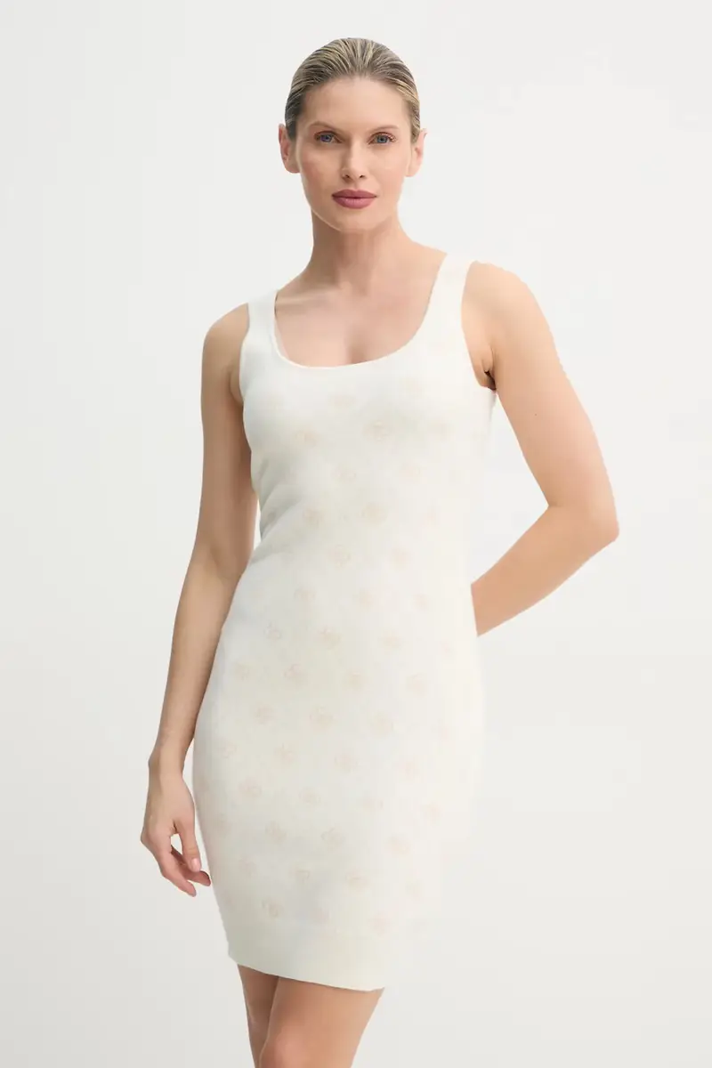 vestito con aggiunta di lana SARAH colore beige W4BK98 Z3JD2