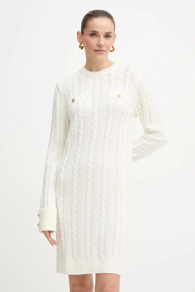 vestito con lana ELSA Beige