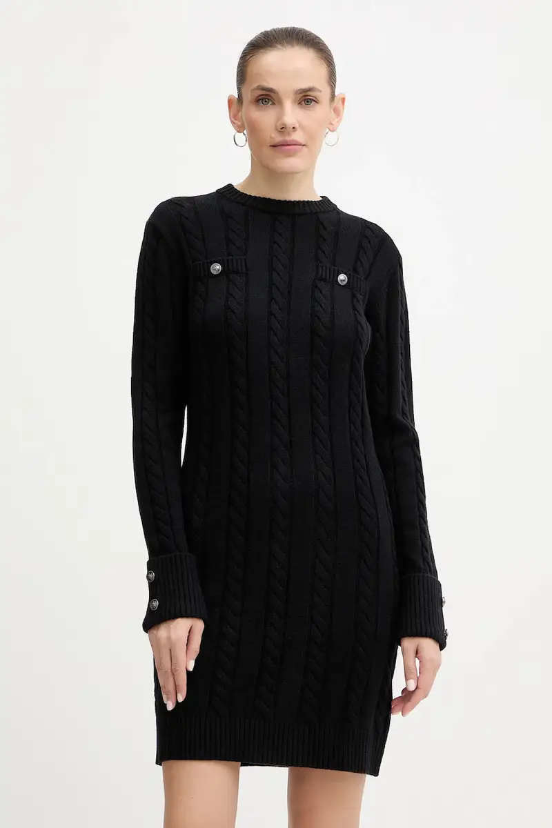 vestito con lana ELSA Nero