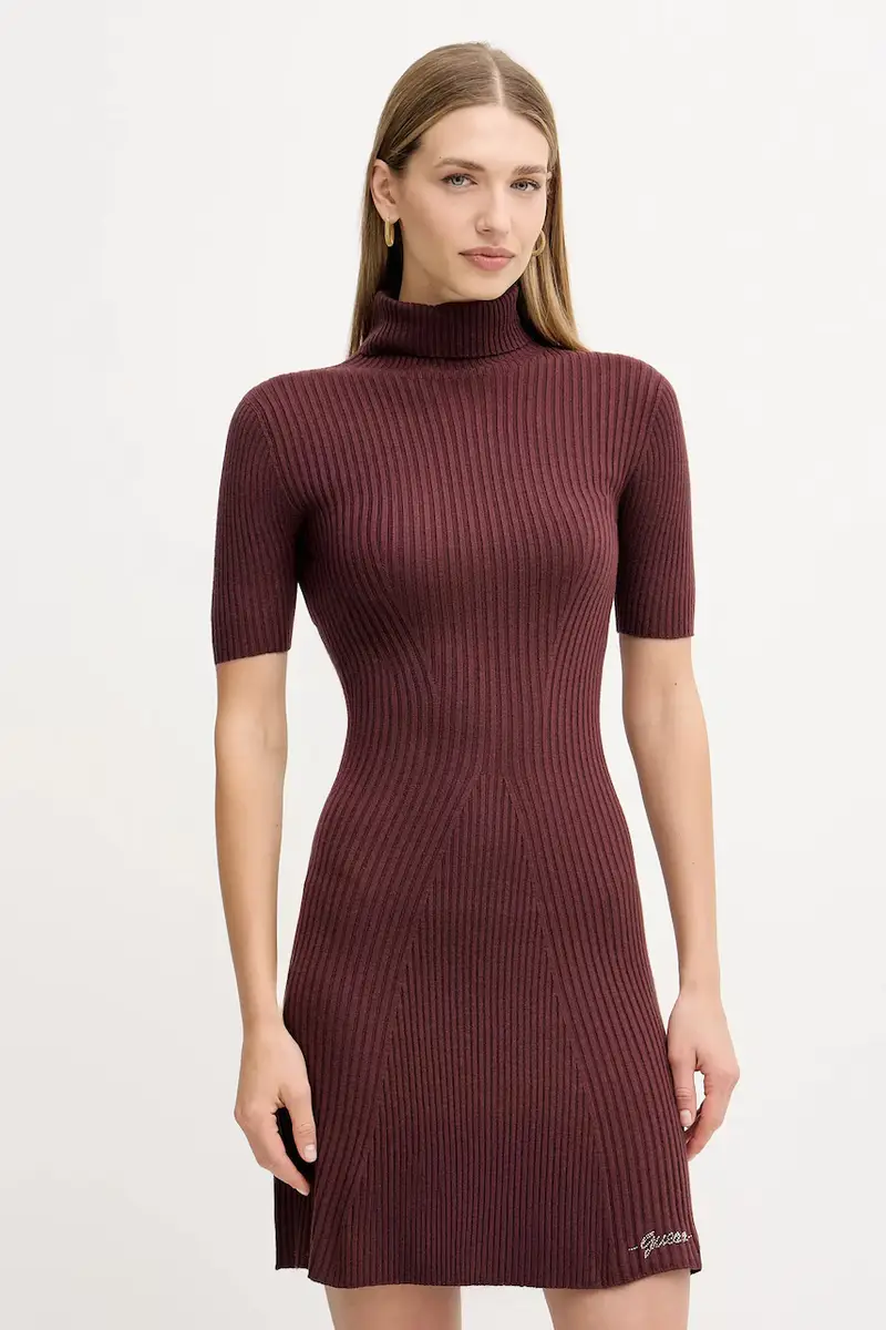 vestito con lana JULIA colore marrone W5BK78 Z3OW2