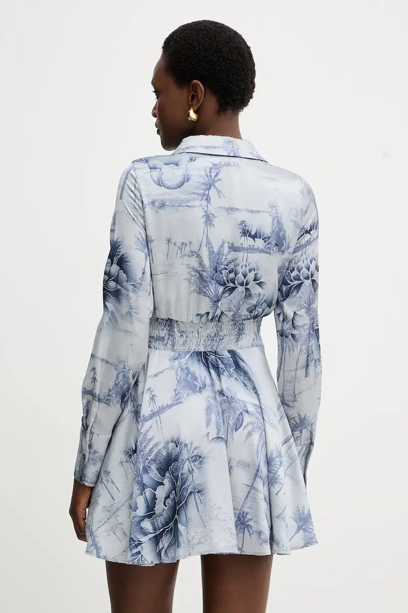 vestito CONCETTA colore blu W5YK00 WF1T2 miniatura 3