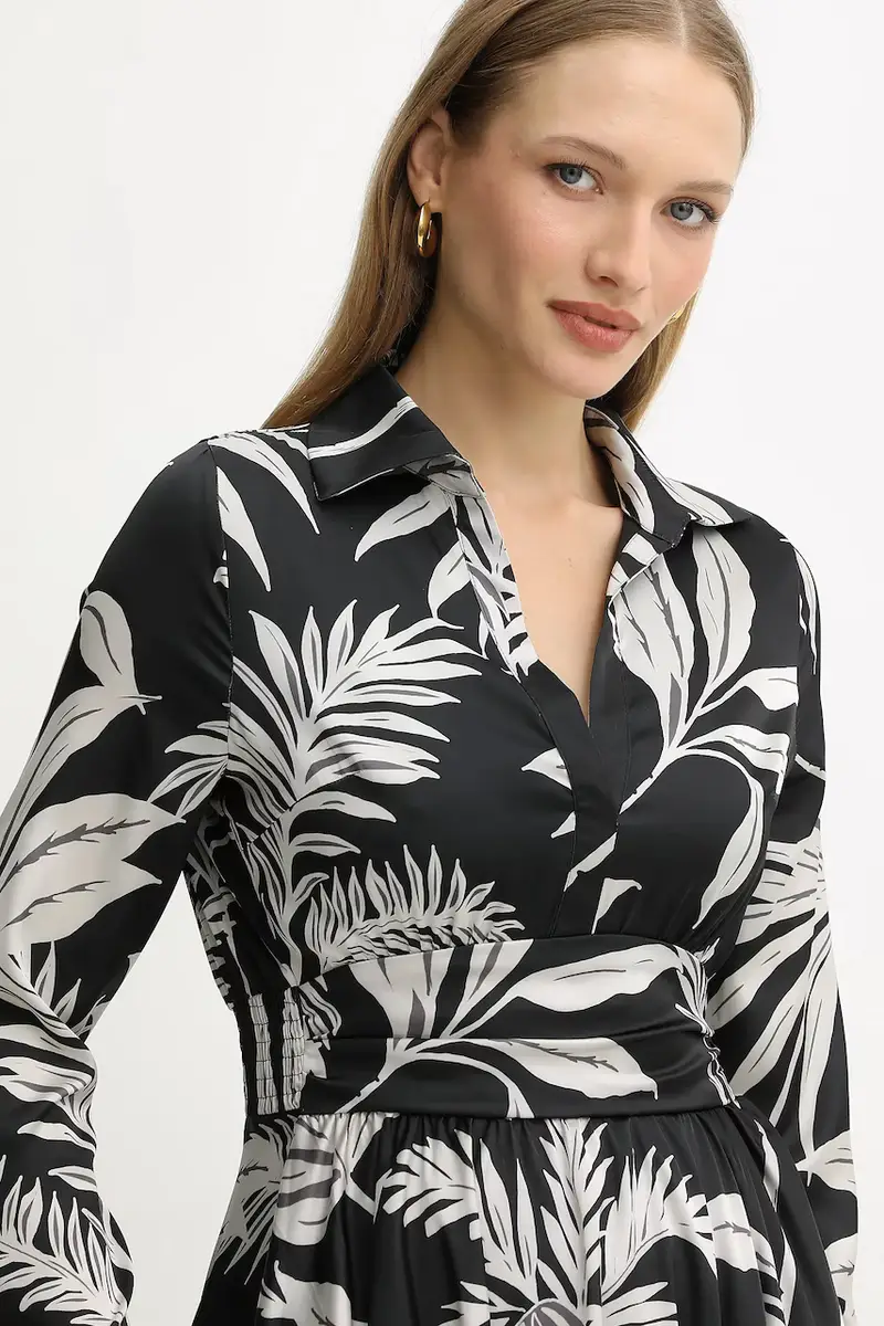 vestito CONCETTA colore nero W5YK00 WF1T2 miniatura 4