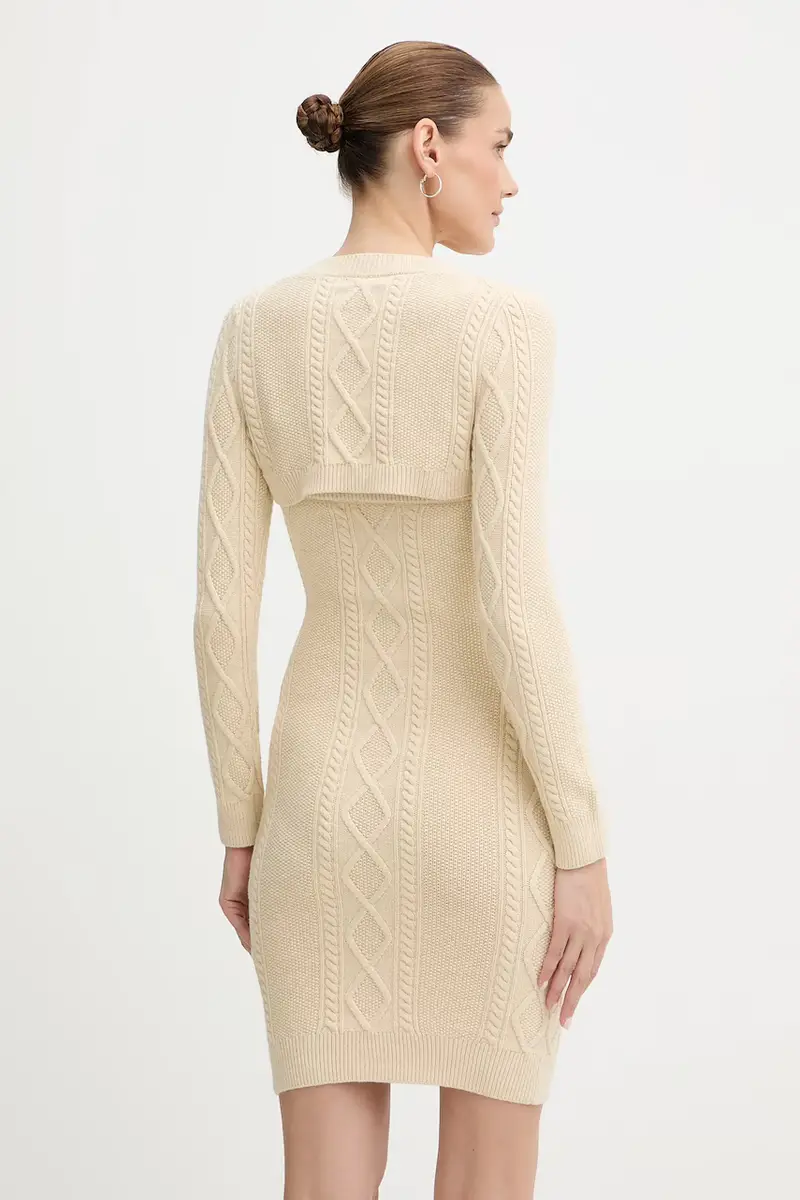 vestito DAPHNE Beige miniatura 3