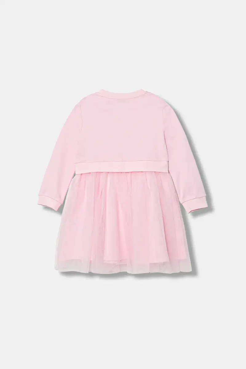 vestito di cotone bambina colore rosa K5YK01 KB8R0 miniatura 2