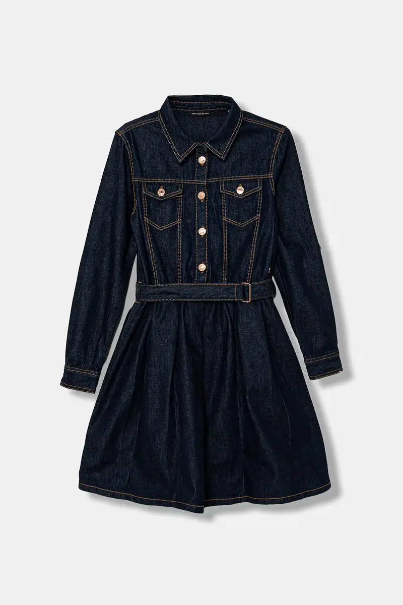 vestito di jeans colore blu navy J5YK12 D4EU0