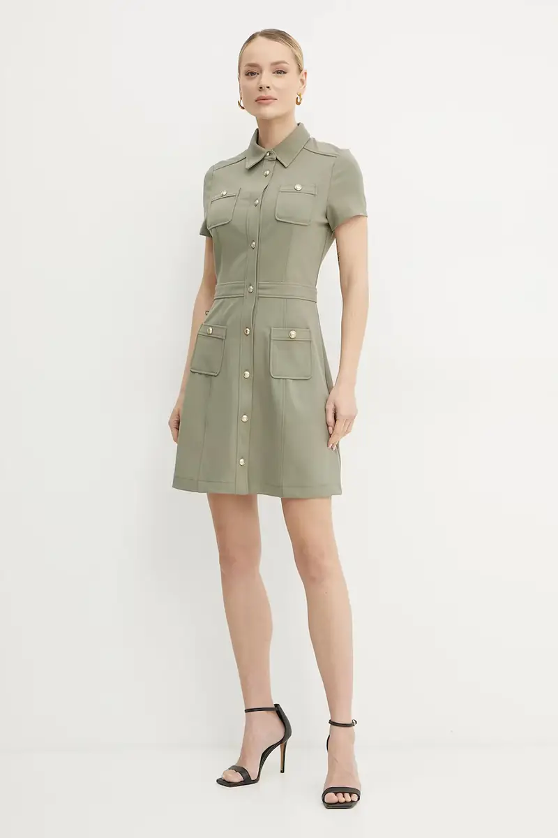 vestito ELORA colore verde W5GK70 KCBO2 miniatura 2