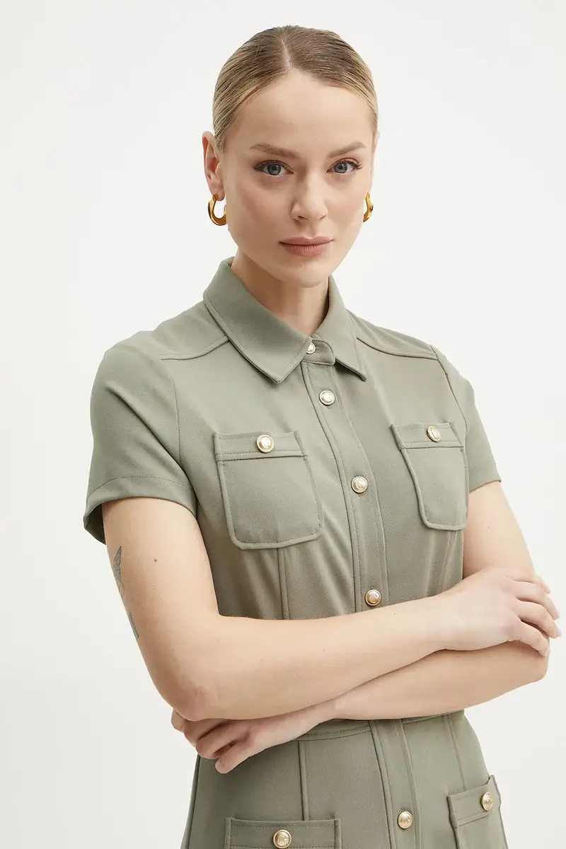 vestito ELORA colore verde W5GK70 KCBO2 miniatura 4