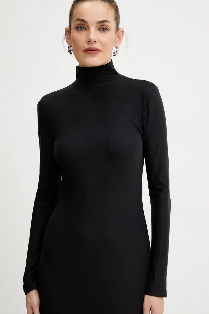 vestito EVELINE colore nero O5BK02 KCDE0 miniatura 4