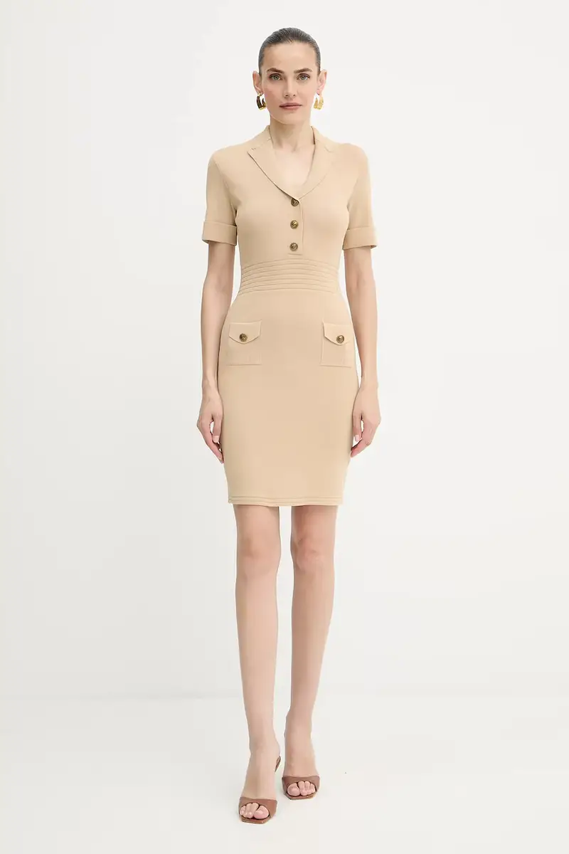 vestito FELICITY colore beige W5YK29 Z0130 miniatura 2