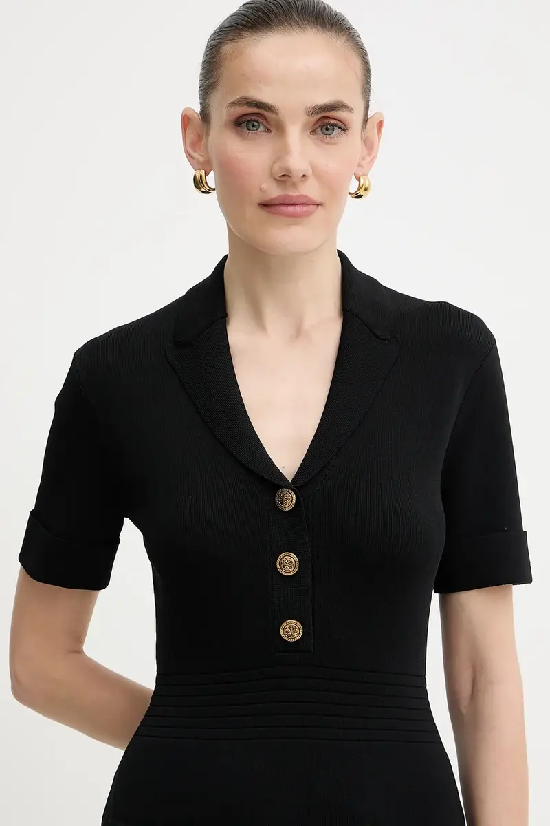 vestito FELICITY colore nero W5YK29 Z0130 miniatura 4