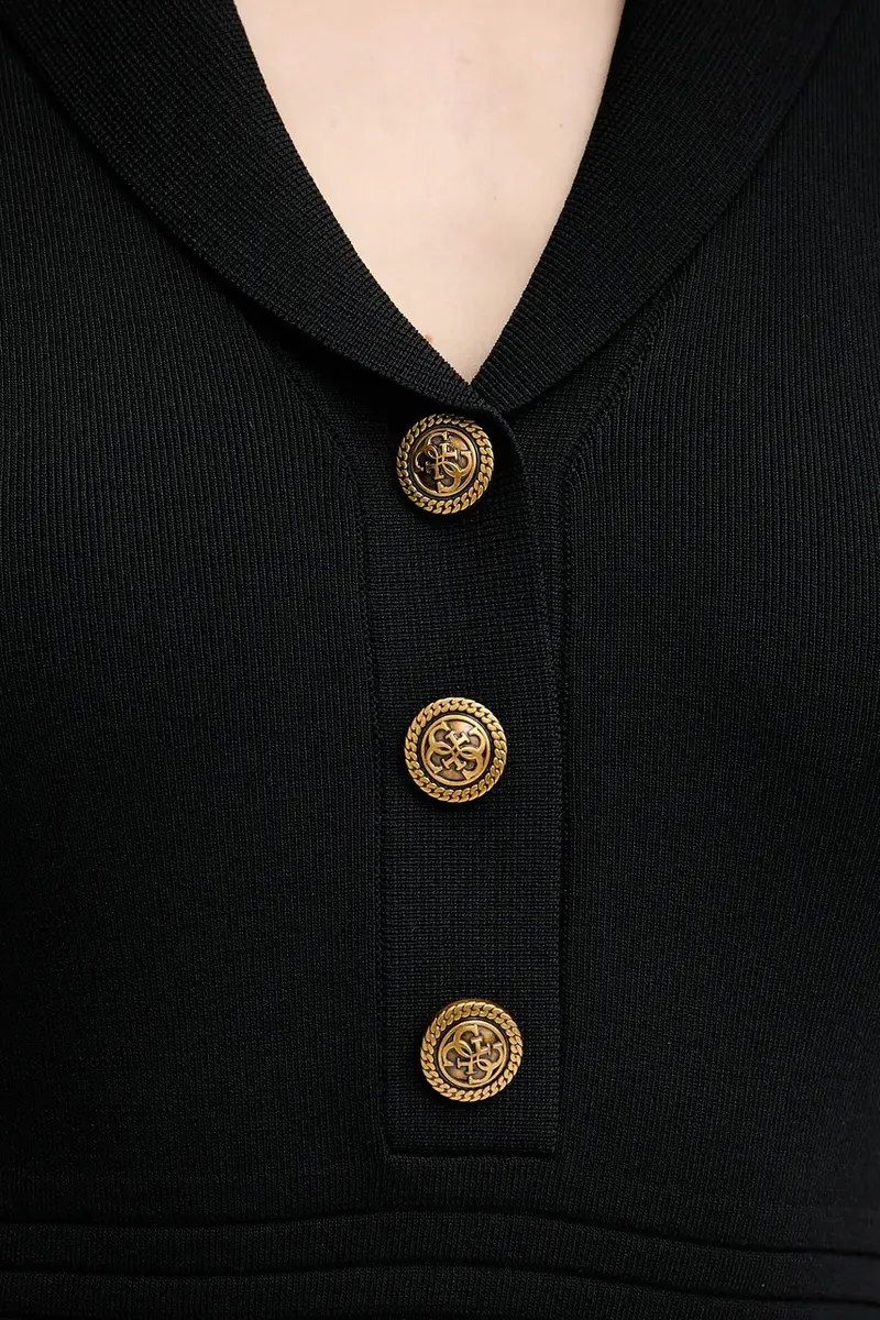 vestito FELICITY colore nero W5YK29 Z0130 miniatura 5