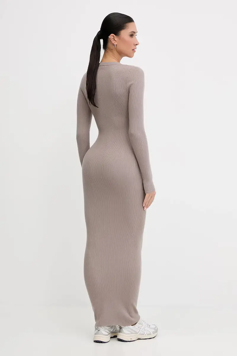 vestito FLAMINIA colore beige V5BK02 Z3JD2 miniatura 3