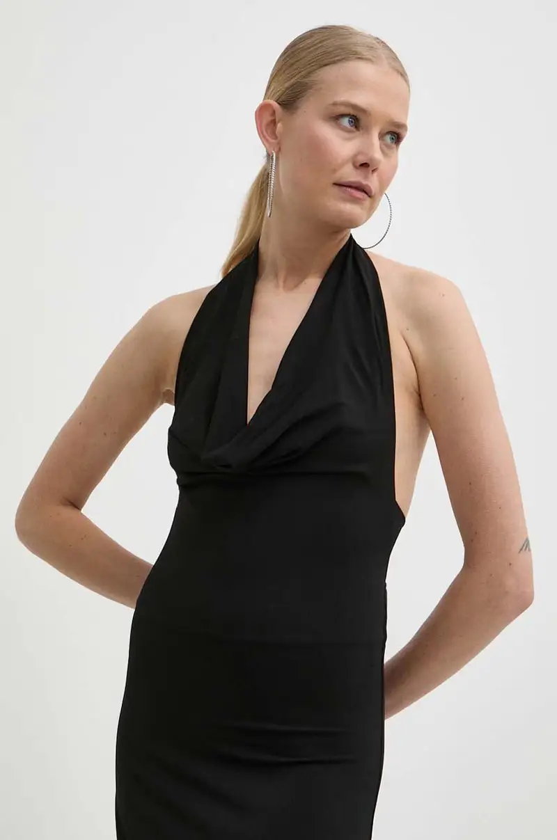 vestito FLAVIA colore nero W4GK28 KBPZ0 miniatura 3