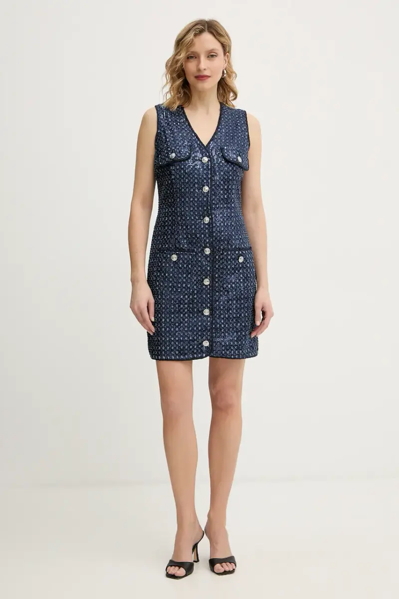 vestito GABRIELA Blu navy miniatura 2