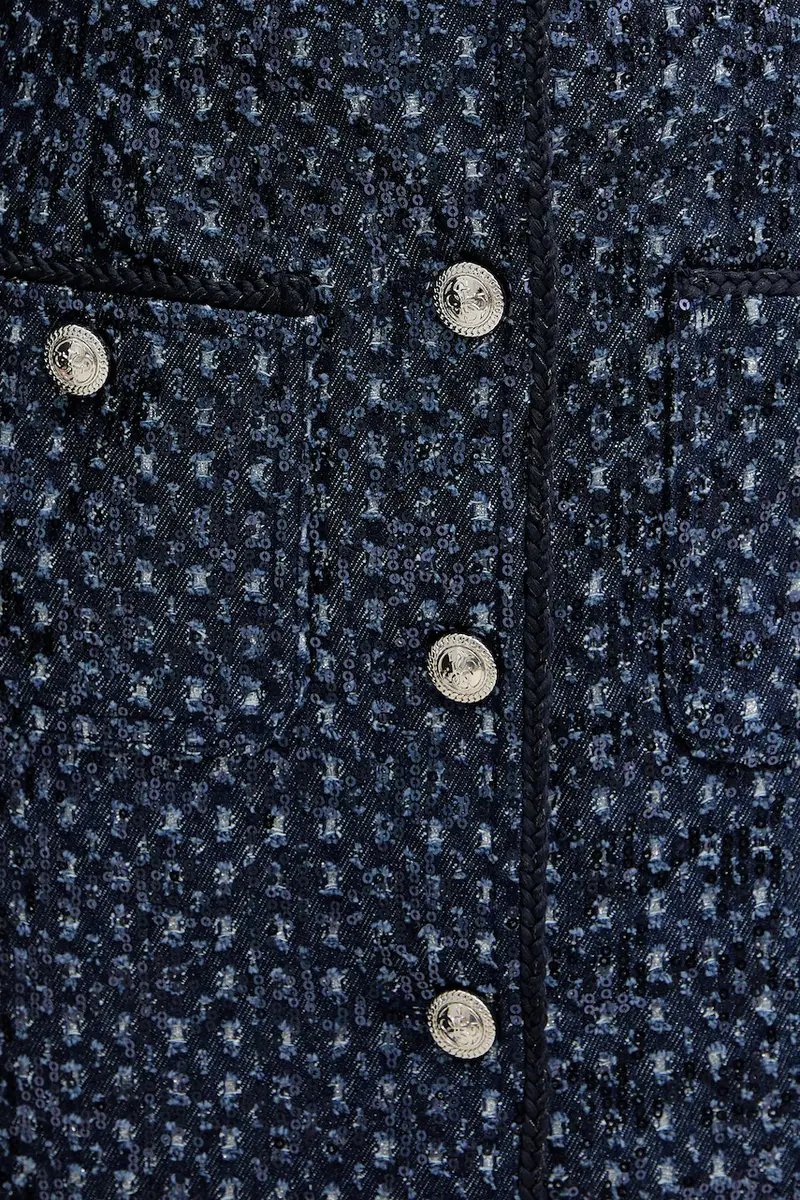 vestito GABRIELA Blu navy miniatura 5