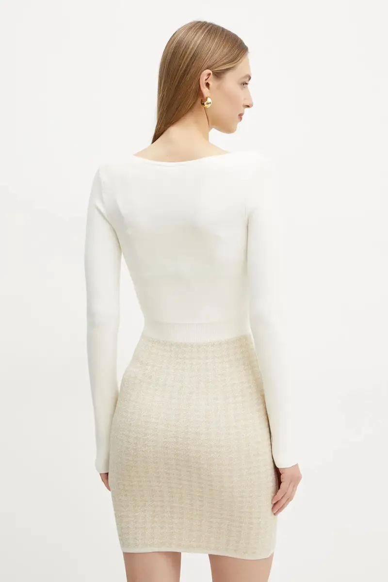 vestito GABRIELLA colore beige W5RK12 Z3KX0 miniatura 3