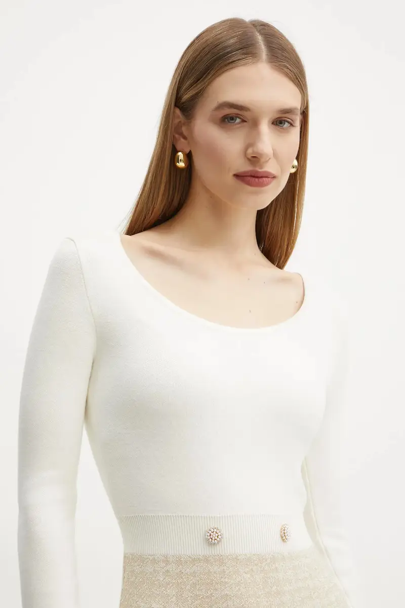 vestito GABRIELLA colore beige W5RK12 Z3KX0 miniatura 4