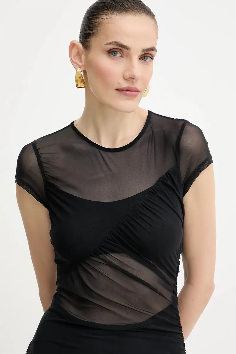 vestito GRACEY colore nero W5YK66 KBAH2 miniatura 4