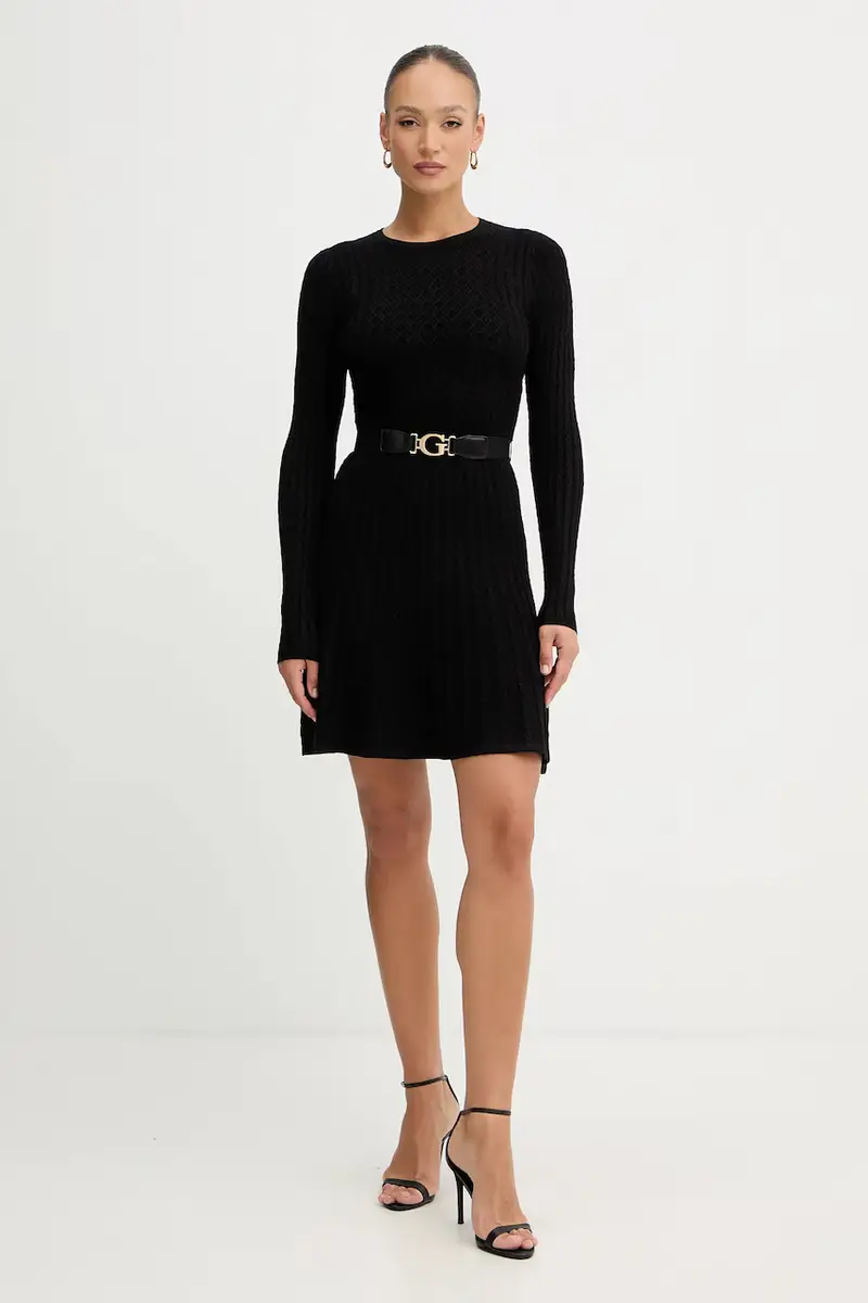 vestito HANA colore nero W5BK68 Z2YJ2 miniatura 2