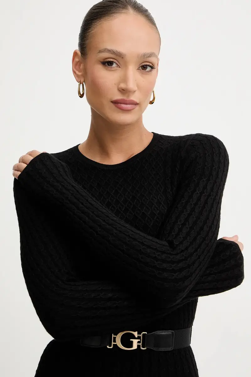 vestito HANA colore nero W5BK68 Z2YJ2 miniatura 4